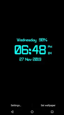 Digi Clock android App screenshot 2