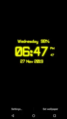 Digi Clock android App screenshot 3